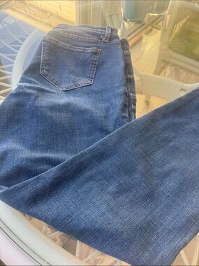 LC Lauren Conrad Dark Blue Cropped Jeans